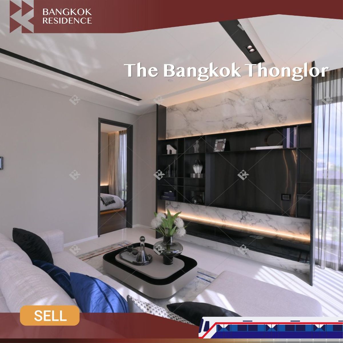 ขายคอนโดสุขุมวิท อโศก ทองหล่อ : 💎 Rare Unit! ตกแต่งครบ ทำเลศักยภาพ! The Bangkok Thonglor ใกล้ BTS ทองหล่อ
