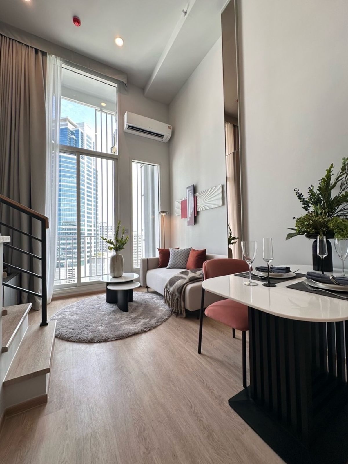 For RentCondoSiam Paragon ,Chulalongkorn,Samyan : For rent 22,000 baht, Culture Chula, 1 bedroom, 1 bathroom, Duplex room, 2 floors, new room, fully furnished, like a sample room. Best price…!!!