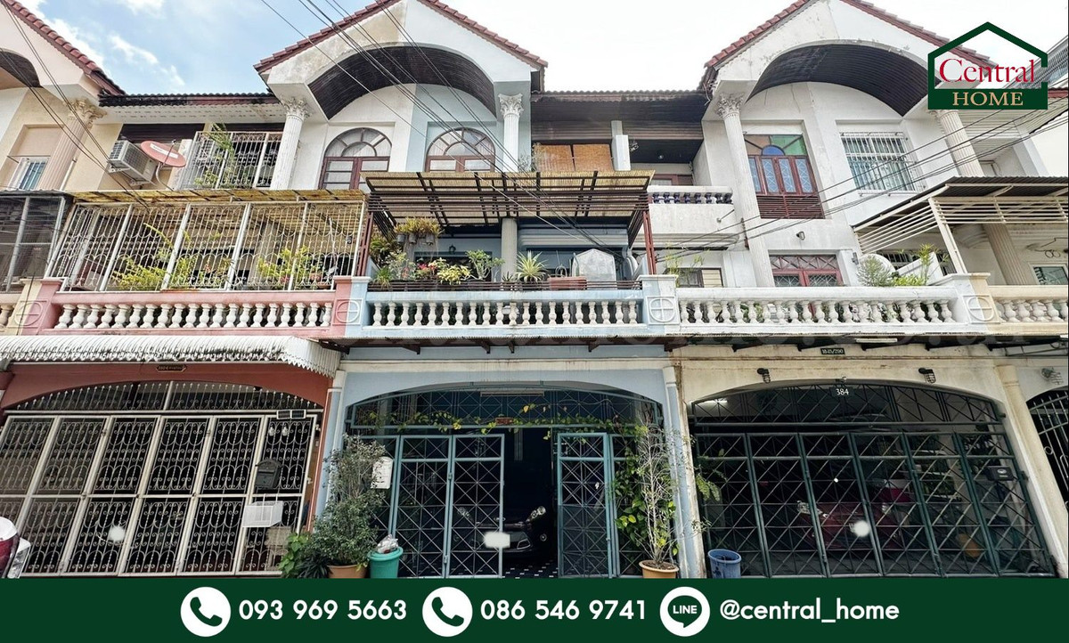 For SaleTownhomePinklao, Charansanitwong : 3-story townhouse, Soi Charansanitwong 67, Intersection 3, ready to move in.