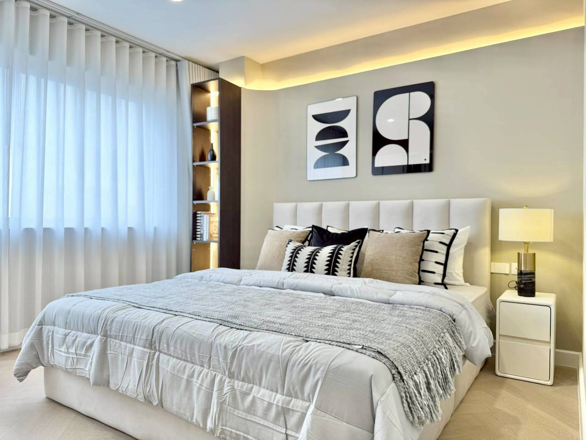 For SaleCondoPinklao, Charansanitwong : City Home Ratchada Soi 10, large room, 2 bedrooms, corner room, beautiful, convenient travel, near the BTS_Do768