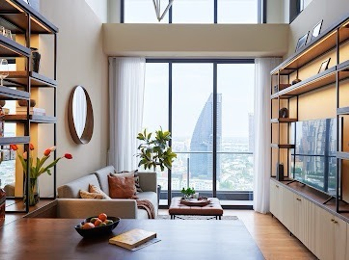 ให้เช่าคอนโดสุขุมวิท อโศก ทองหล่อ : Beautiful Duplex 2 Bed - ทองหล่อ ว่างให้เช่า!