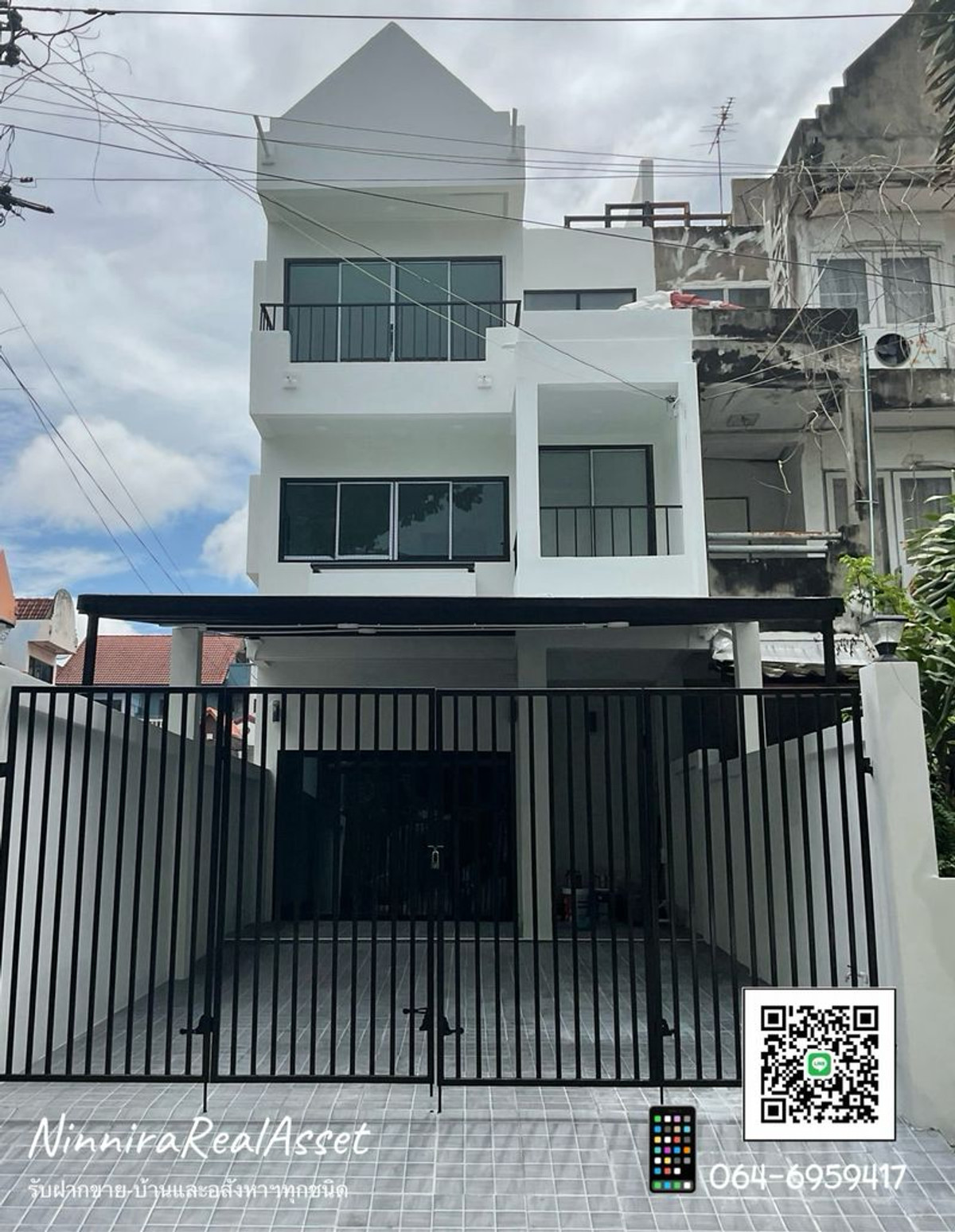 ขายทาวน์โฮมบางแค เพชรเกษม : ขายทาวน์เฮ้าส์แต่งสวย บางแค แปลงมุม 3 ชั้น หมู่บ้านเศรษฐีวิลล์ ใกล้BTSบางแค