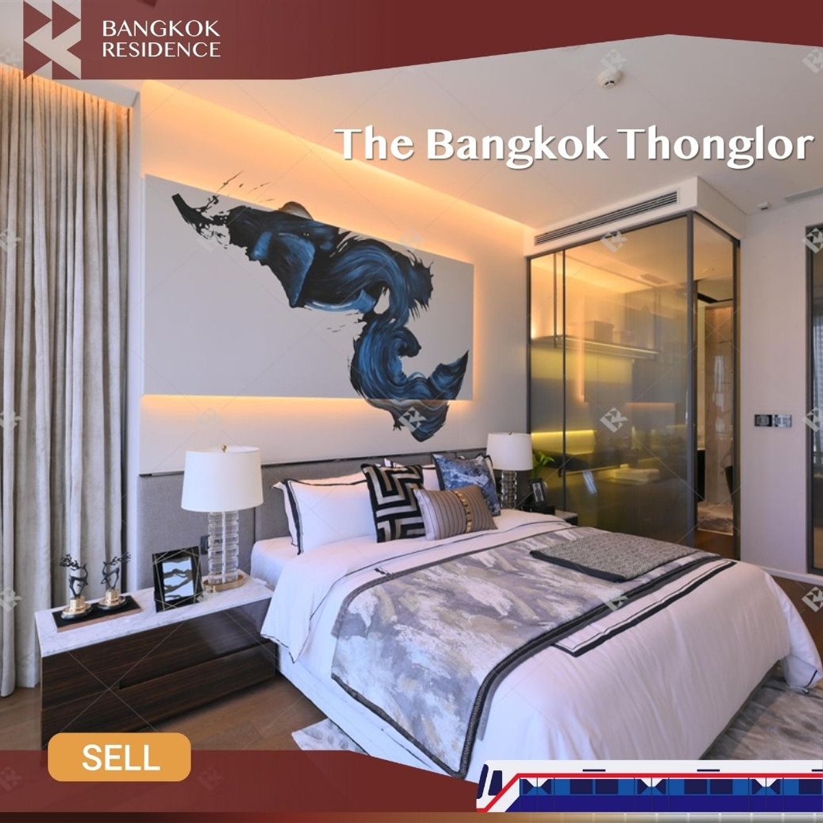 For SaleCondoSukhumvit, Asoke, Thonglor : 💥Rare Luxury Unit! Fully furnished with stunning view in the heart of Thonglor- The Bangkok Thonglor near BTS Thong Lo