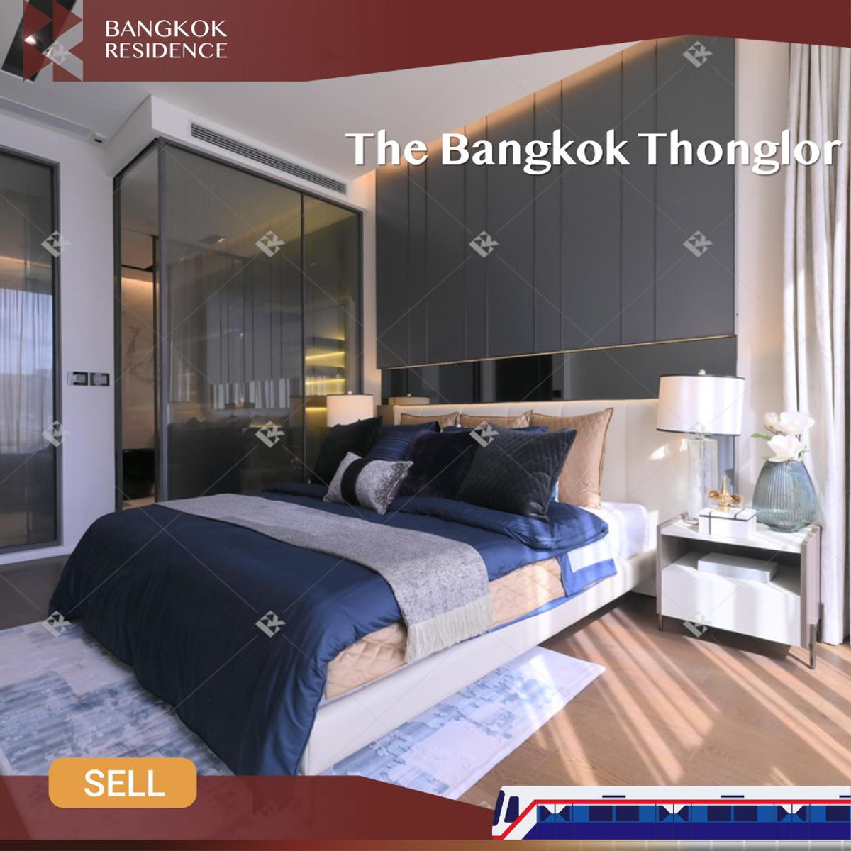 For SaleCondoSukhumvit, Asoke, Thonglor : 🩵 Rare Luxury Unit  Modern Design - The Bangkok Thonglor, near BTS Thong Lo