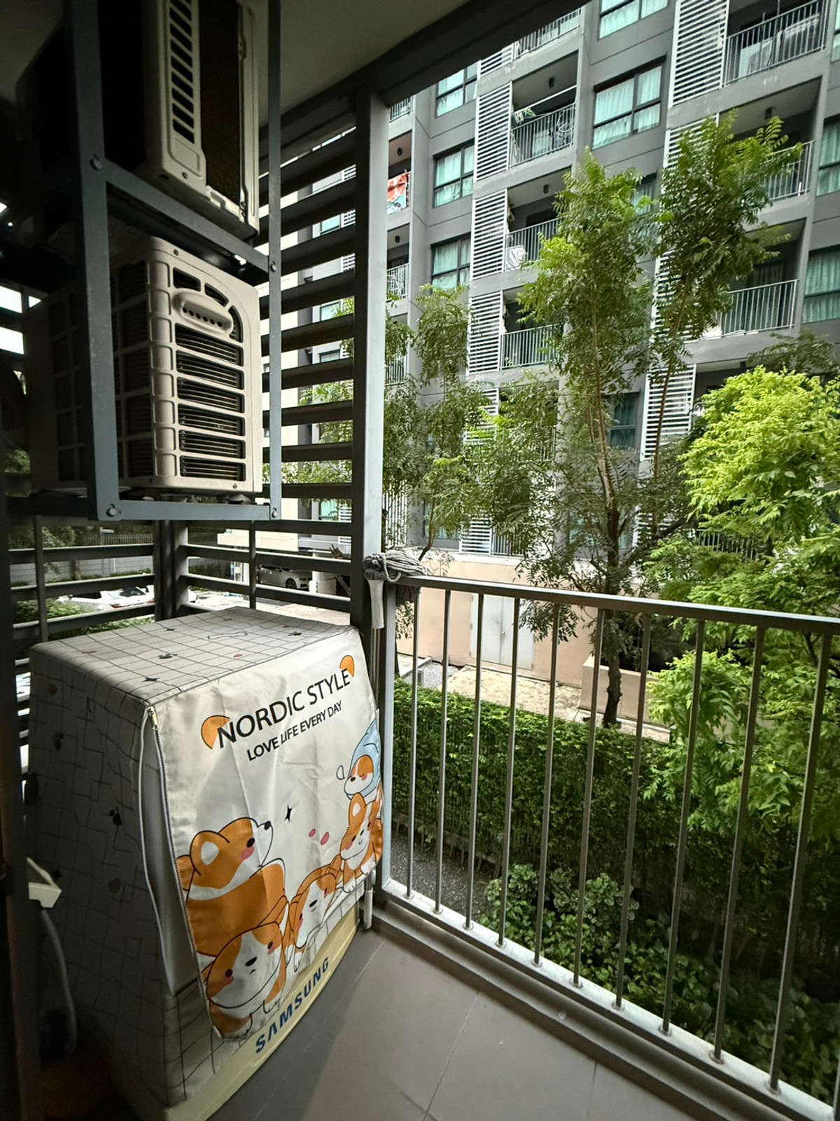 For SaleCondoBangna, Bearing, Lasalle : Condo for sale, Aspen Lasalle, beautiful room, complete with electrical appliances, furniture.