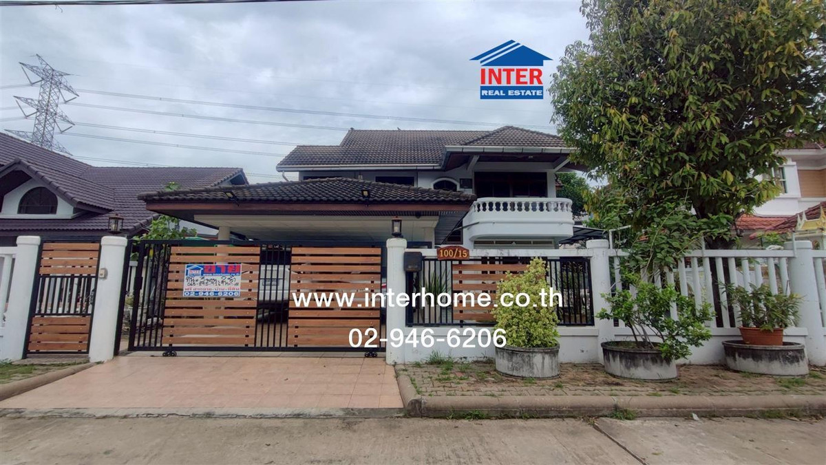 ขายบ้านปทุมธานี รังสิต ธรรมศาสตร์ : บ้านเดี่ยว 2 ชั้น 80.8 ตร.ว. หมู่บ้านชวนชื่นกอล์ฟ อเวนิว กรุงเทพ-ปทุมธานี ใกล้แยกบางคูวัด ถนนกรุงเทพฯ-ปทุมธานี ถนนราชพฤกษ์ บางคูวัด เมืองปทุมธานี ปทุมธานี
