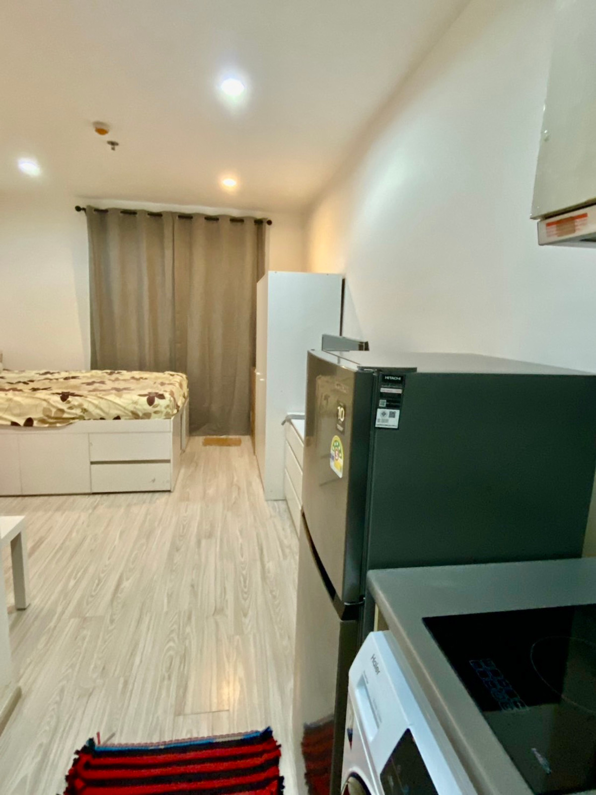 For RentCondoBangna, Bearing, Lasalle : For Rent, condominium next to BTS Bangna, beautiful room, fully furnished, complete electrical appliances, good price, ready to move in.