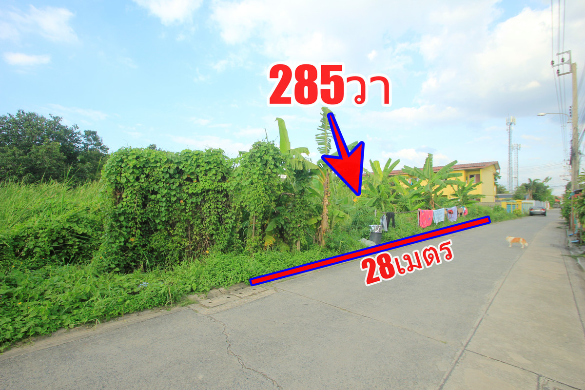 For SaleLandBang kae, Phetkasem : Land along the Phasi Charoen canal on the northern side. Welfare 1 Intersection 5/2 Phetkasem 77, land 285 square meters, good location, suitable for building a house, dormitory, warehouse, many entrances and exits, cheap price.