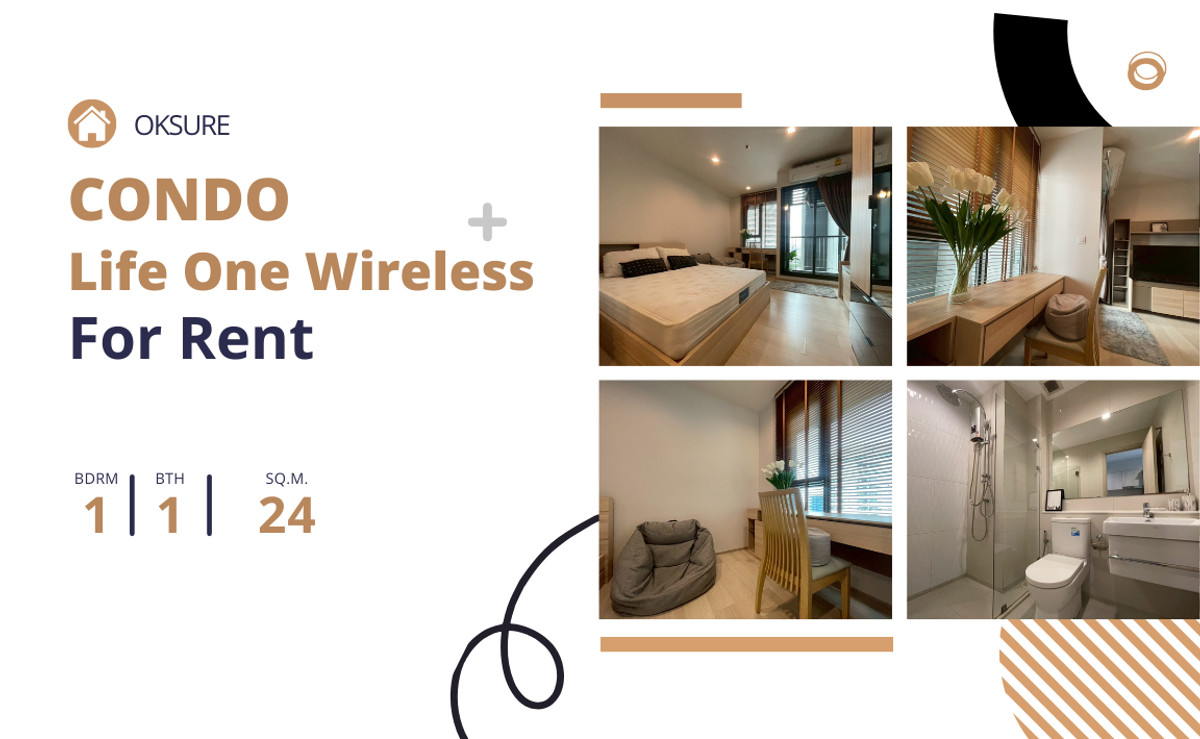 ให้เช่าคอนโดวิทยุ ชิดลม หลังสวน : 💎ให้เช่า Life One Wireless ตกแต่งพร้อมอยู่
