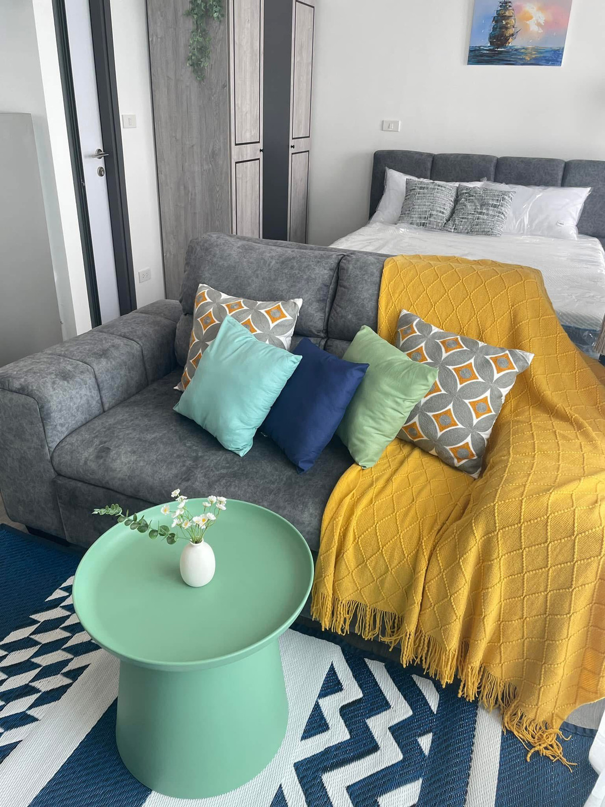 For rent RR1275 The Rich Sathorn-Taksin, beautiful room, fully furnished, near BTS Wongwian Yai. Loading...