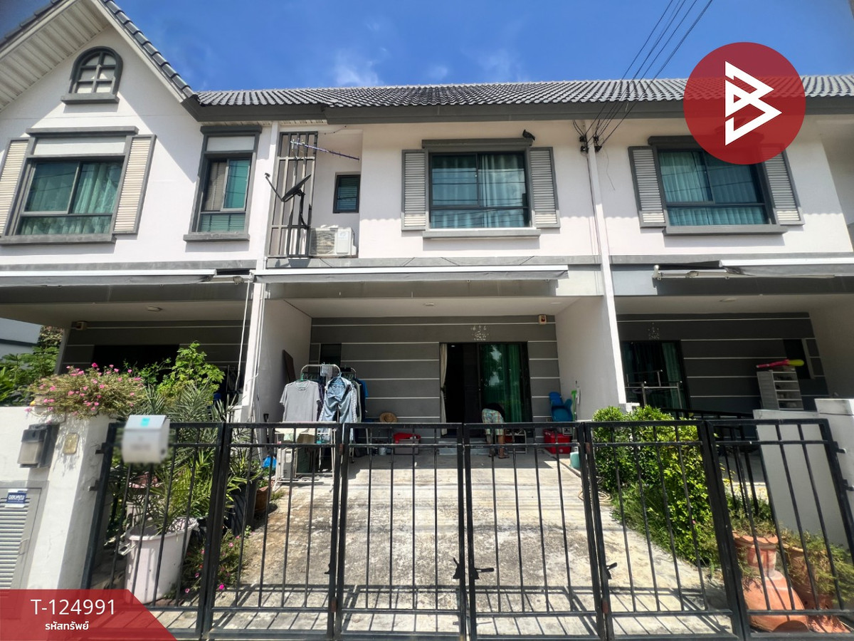 For SaleHousePathum Thani,Rangsit, Thammasat : 2-story townhouse for sale, Modi Villa Rangsit-Klong7 Village, Pathum Thani.