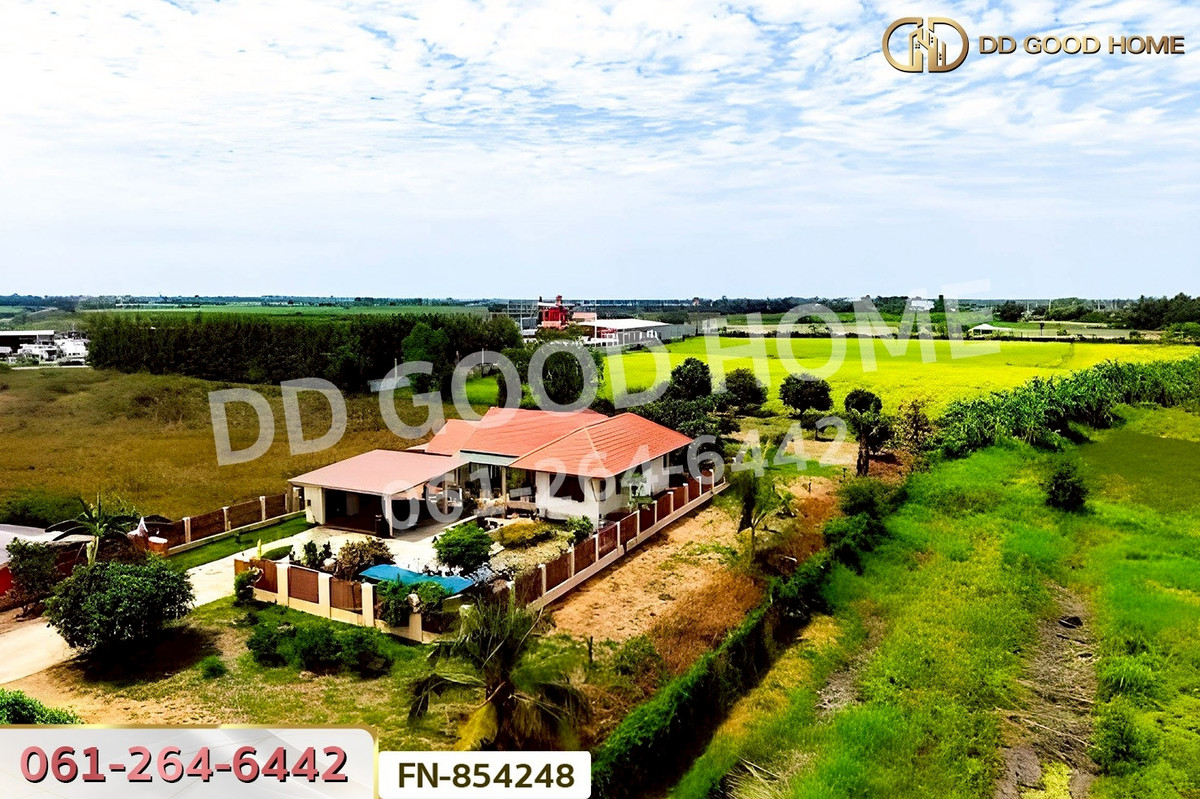 ขายที่ดินอ่างทอง : FN-854248 ที่ดินพร้อมบ้านเดี่ยวอ่างแก้ว 2 ไร่ 10 ตร.ว. อ่างทอง ใกล้ ปั๊ม ปตท.โพธิ์ทอง