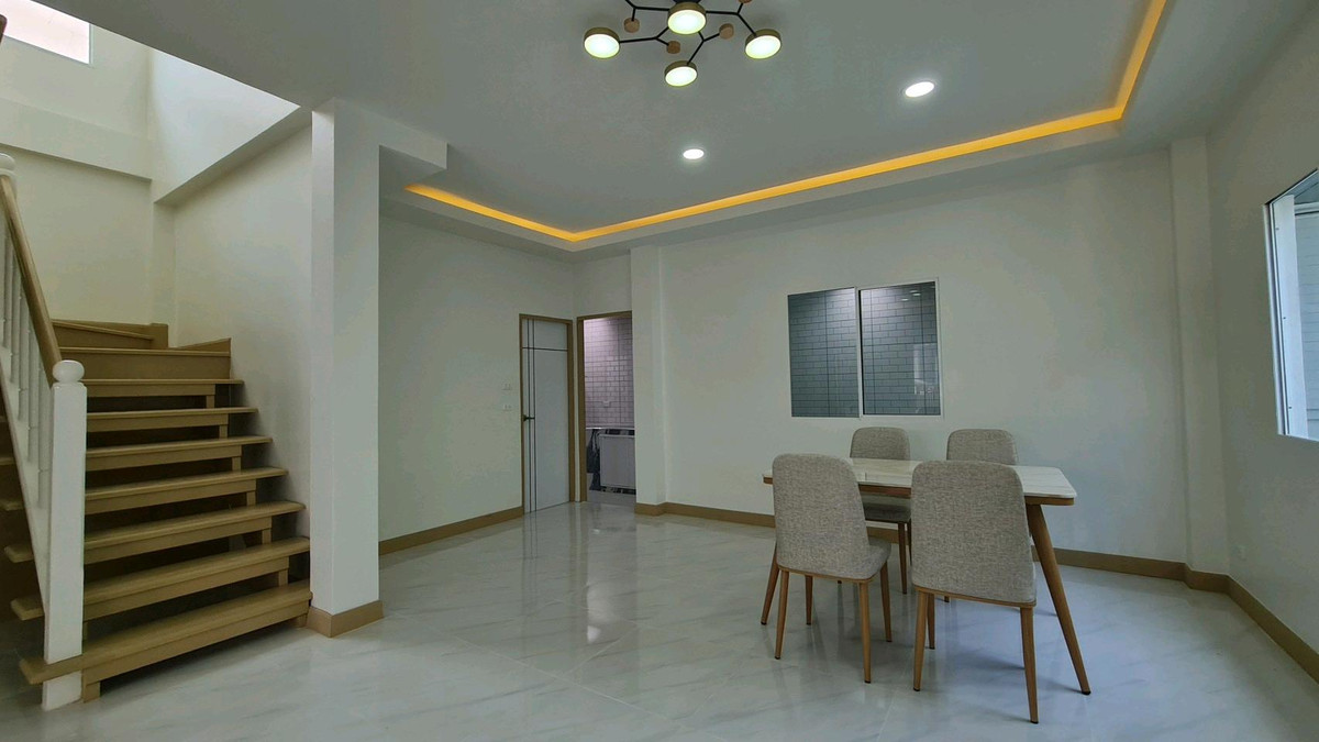 For SaleHouseNawamin, Ramindra : 2-story detached house, Burirom Village Soi Liab Khlong Song 23, Sub-Soi 17, Fashion Island, The Promenade, Big C, Lotus, Makro, The Jazz Liab Khlong Song Pink Line Renovated and ready to move in Convenient travel