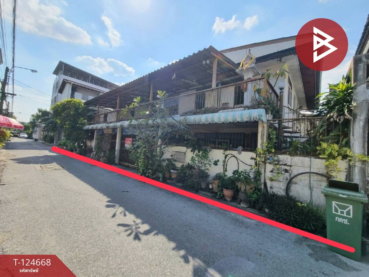 For SaleHouseRatchadapisek, Huaikwang, Suttisan : Single house for sale Premruthai Village, Huai Khwang, Bangkok