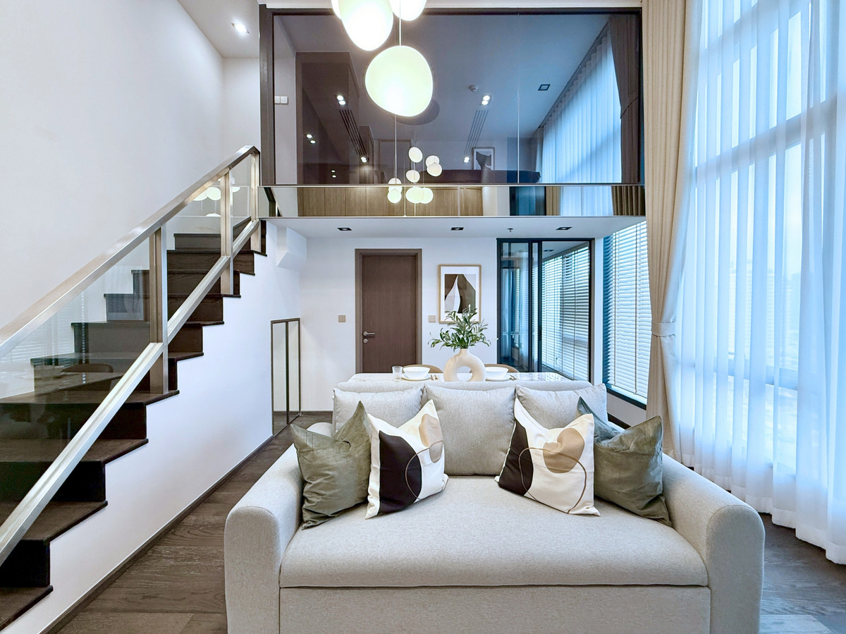 ให้เช่าคอนโดราชเทวี พญาไท : ให้เช่าห้องสวยพร้อมอยู่ 🌈✨ ห้อง Loft  1 bed  ห้องใหม่ แต่งครบ พร้อมเข้าอยู่ 45,000 บาท  โทร 092-2462653 Donut