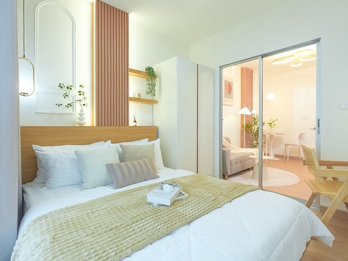 For SaleCondoSamut Prakan,Samrong : Urgent sale ✨ The Kith Sukhumvit 113 ✨ Beautifully decorated, convenient transportation, near BTS