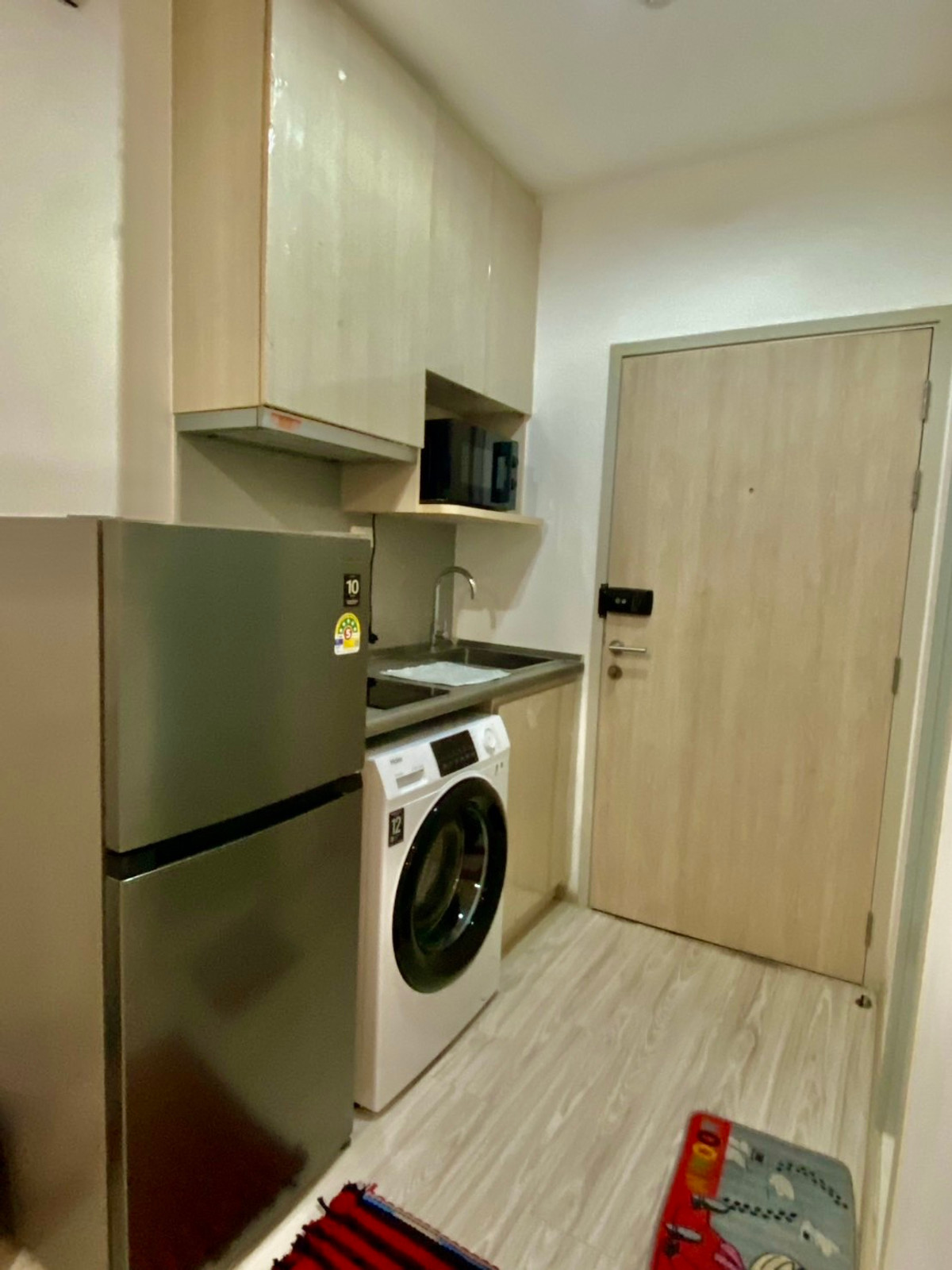 For RentCondoBangna, Bearing, Lasalle : For Rent, condominium next to BTS Bangna, beautiful room, fully furnished, complete electrical appliances, good price, ready to move in.