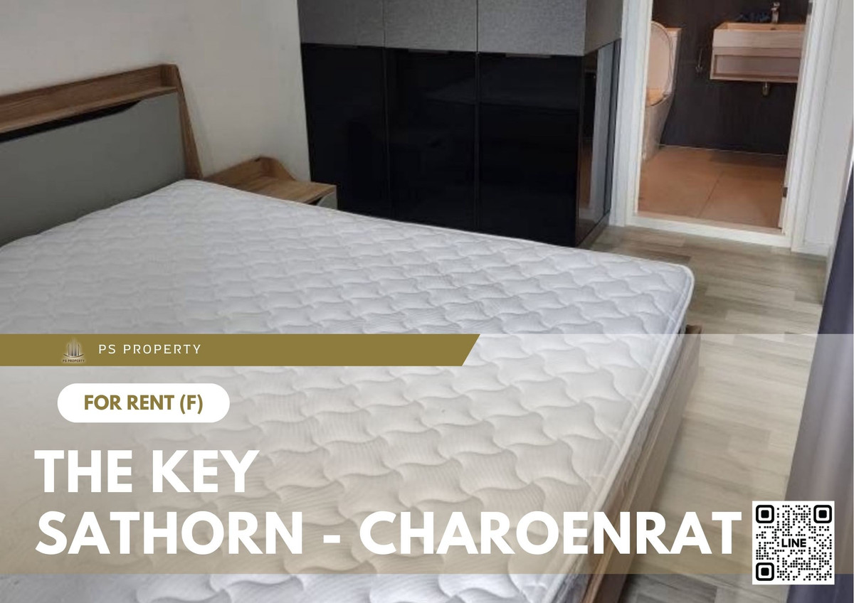 ให้เช่าคอนโดสาทร นราธิวาส : ให้เช่า 🔥 The Key Sathorn - Charoenrat 🔥 เฟอร์นิเจอร์ และ เครื่องใช้ไฟฟ้าครบ ใกล้ BTS สุรศักดิ์