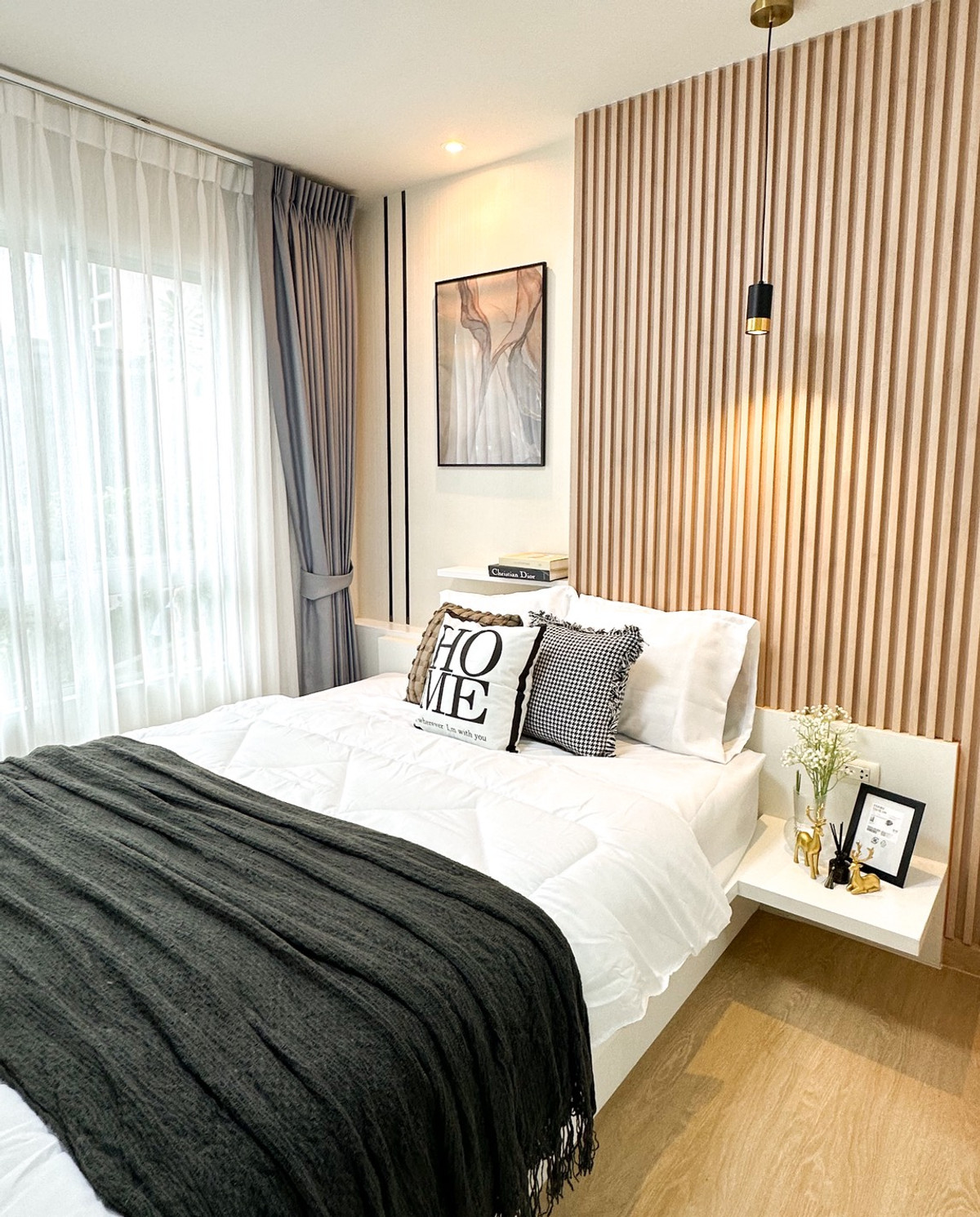 For SaleCondoPinklao, Charansanitwong : The Trust Residence Pinklao, beautiful room, good view, new furniture, near Borom Ratchathani Road_Do773
