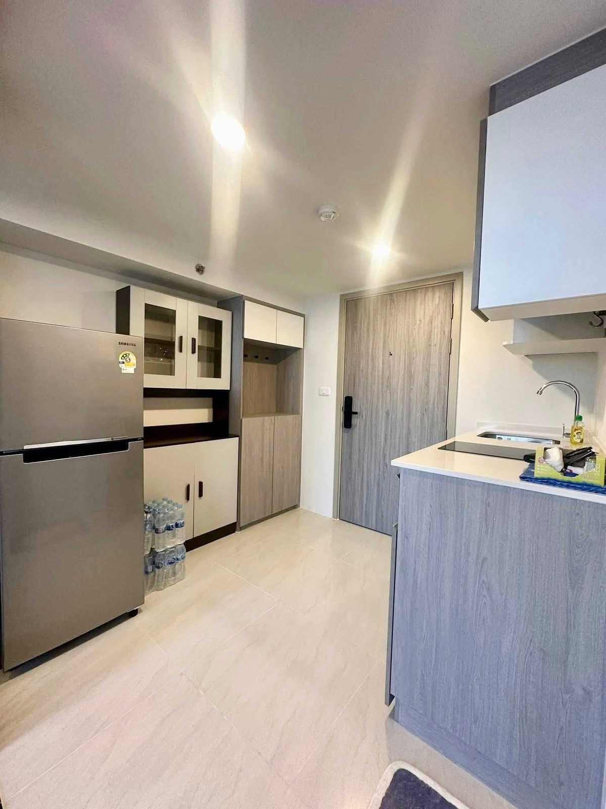 For RentCondoRattanathibet, Sanambinna : For rent 📍 Origin Plug & Play Nonthaburi Station 📍 Fully furnished and equipped, near MRT Nonthaburi Intersection