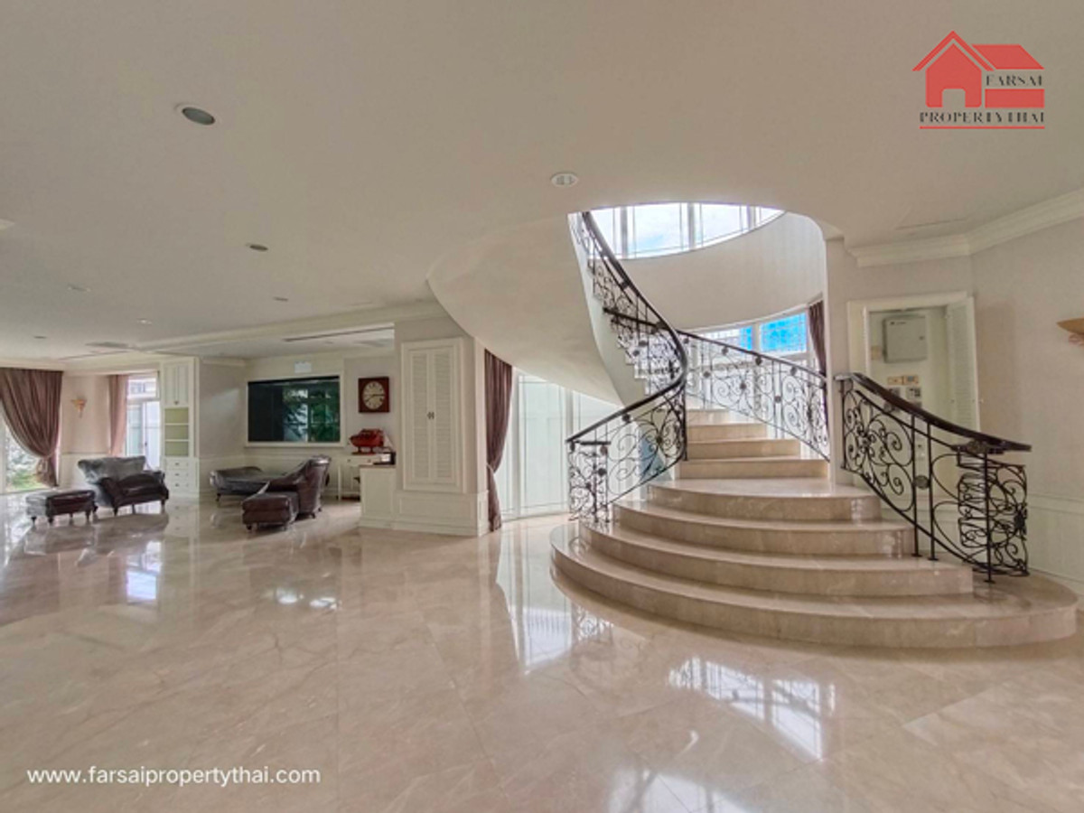 House for rent, 2-story mansion, area 240 sq m, usable area 750 sq m, 6 bedrooms, 6 bathrooms, fully furnished, Lat Phrao Road, Chatuchak District, rental price 220,000 baht/mo. Loading...