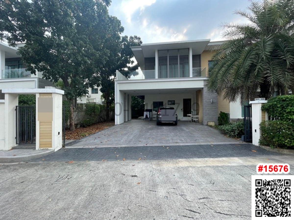 For RentHouseNonthaburi, Bang Yai, Bangbuathong : For rent, 2-story detached house, Perfect Masterpiece Century Rattanathibet, corner house, near MRT Sai Ma Station.