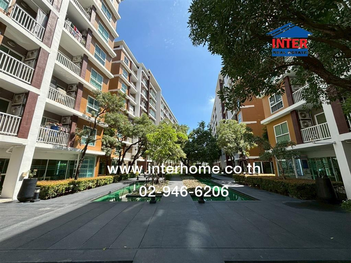 Condominium 33.04 sq m. V Condo Ekkamai-Ramintra Near the flea market along the expressway Praditmanutham Road, Ramindra Road, Bang Khen District, Bangkok Loading...