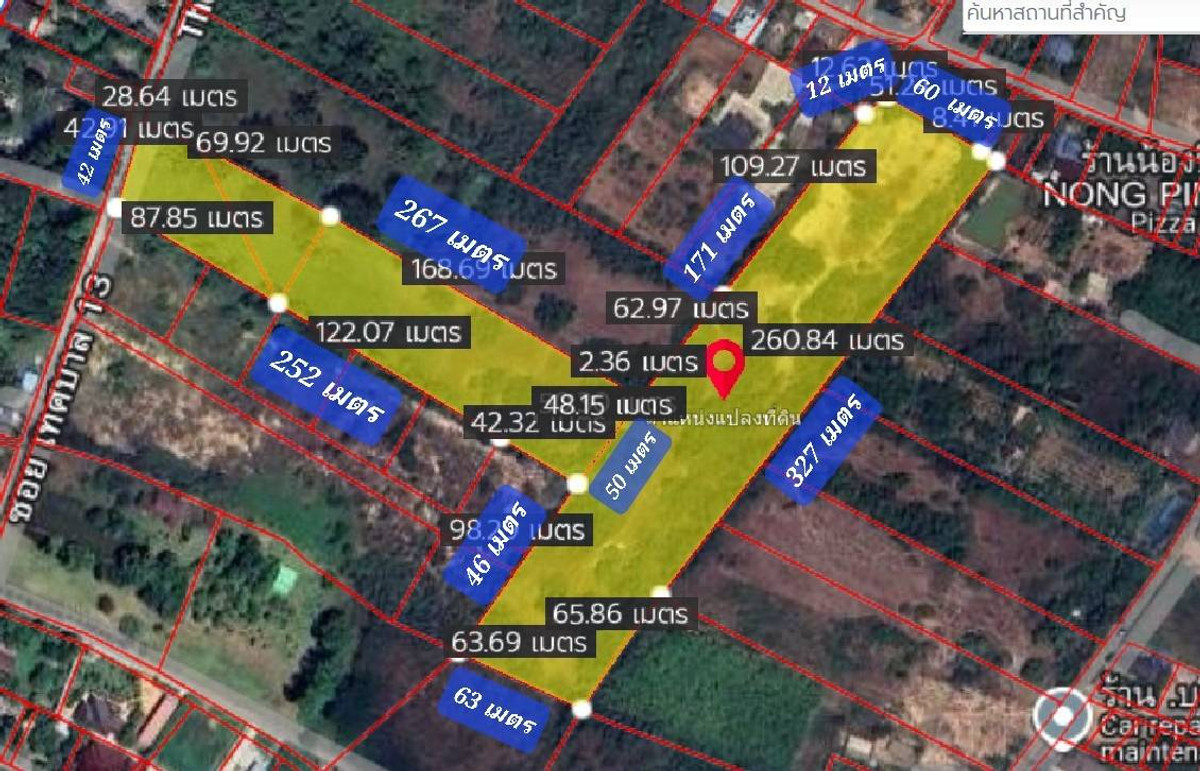 ขายที่ดินสระบุรี : ขายที่ดิน 20 ไร่ ใกล้สุวรรณศร ถนนเทศบาล 13 สระบุรี เพียง 400 เมตร เหมาะลงทุนทำโครงการบ้านจัดสรร
