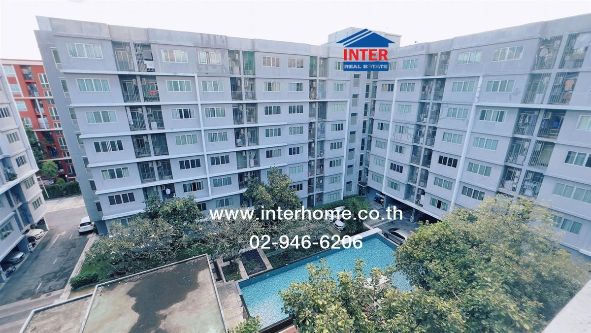 For SaleCondoNawamin, Ramindra : Condominium 30.06 sq m. D Condo Ramintra Soi Ramintra 45/1 (Soi Ramintra 47) Ramintra Road, Watcharaphon Road, Sukhaphiban 5 Road, Bang Khen District, Bangkok