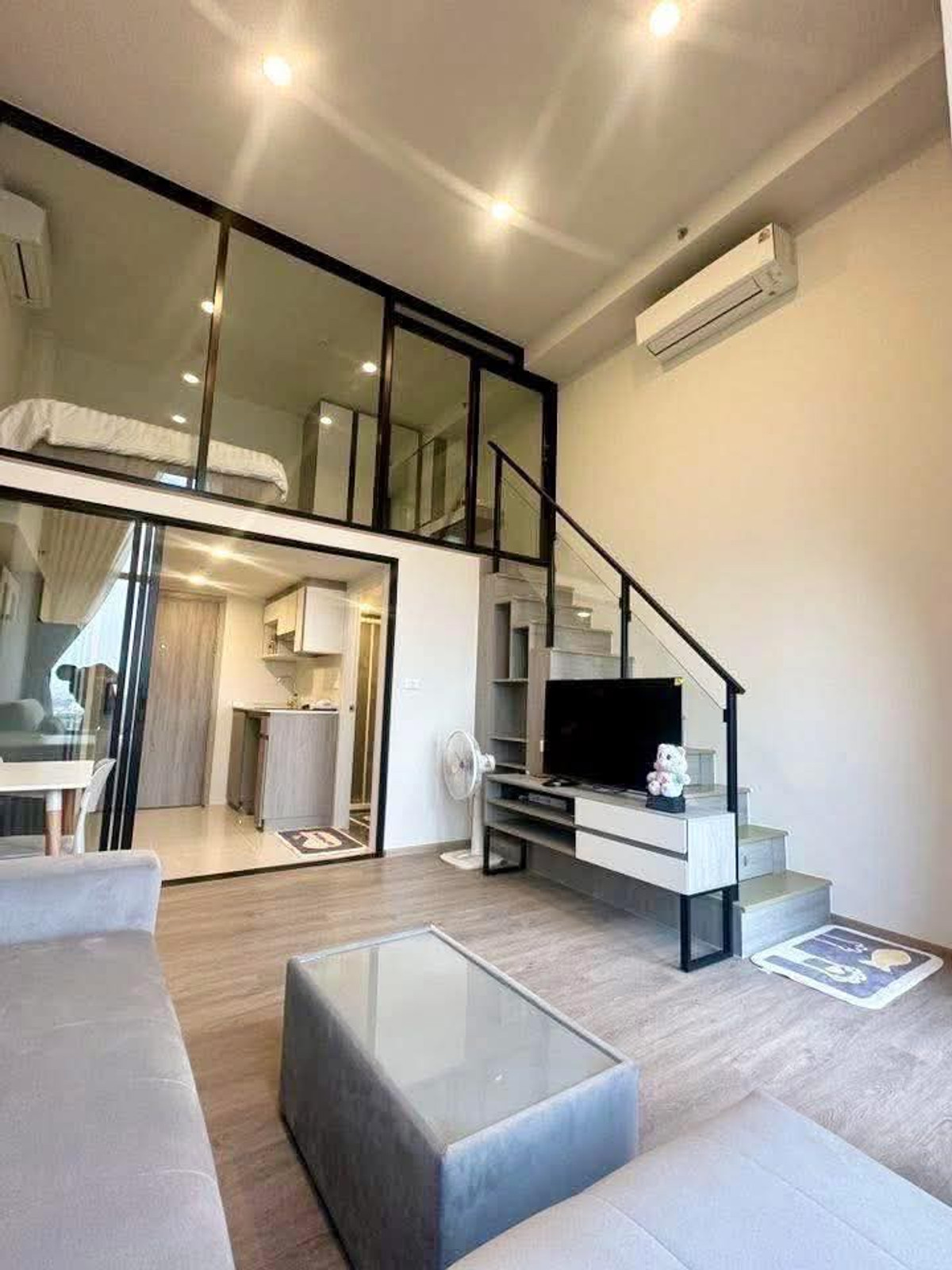 For RentCondoRattanathibet, Sanambinna : For rent 📍 Origin Plug & Play Nonthaburi Station 📍 Fully furnished and equipped, near MRT Nonthaburi Intersection