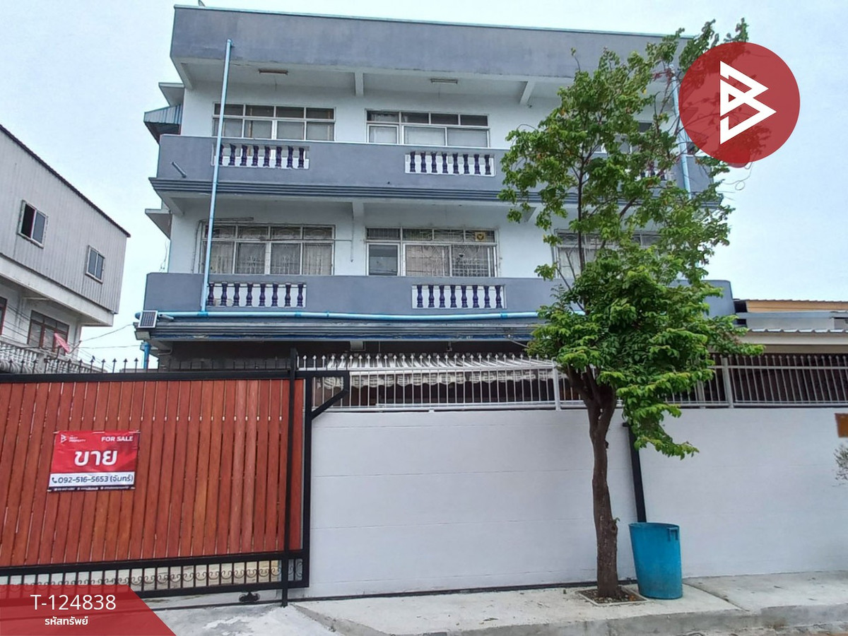 For SaleShop HouseSamut Prakan,Samrong : Commercial building for sale, 3 floors, Phra Pradaeng, Samut Prakan.