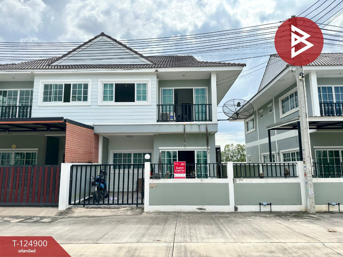 For SaleHousePattaya, Bangsaen, Chonburi : Semi-detached house for sale, Country Village 7 (Country Village 7), Chonburi.