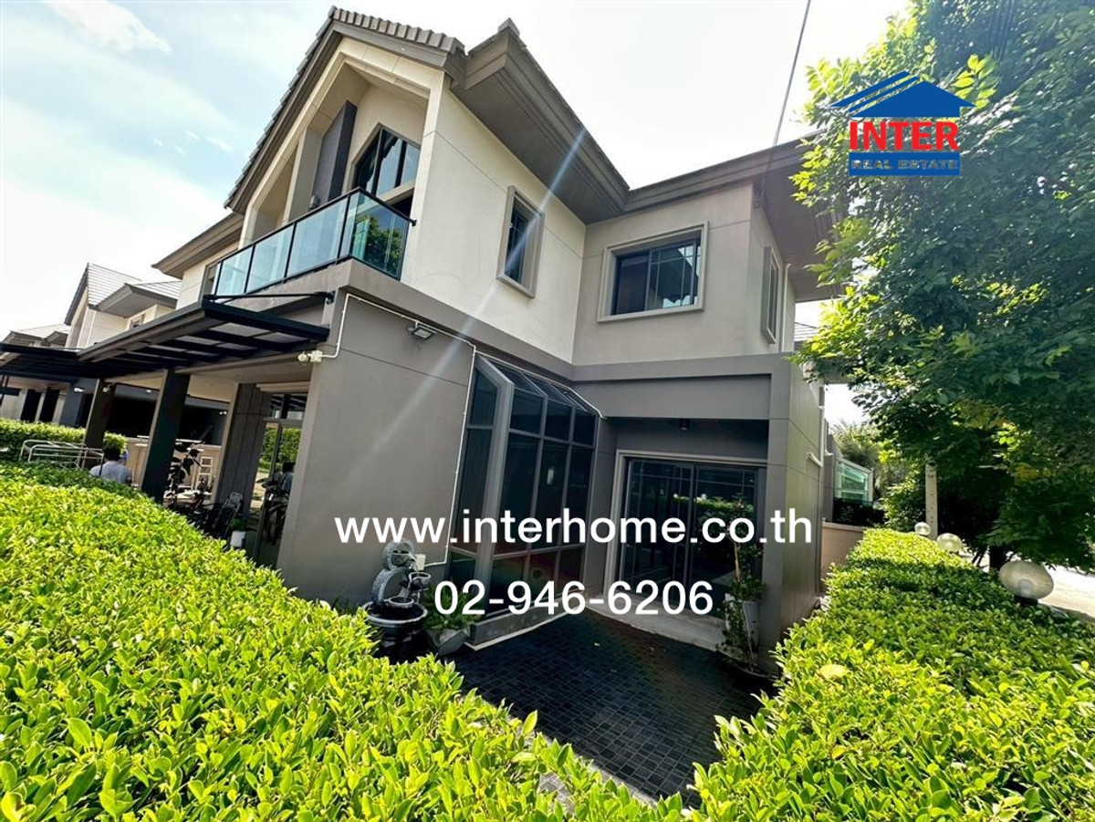 2-story detached house, 70 sq m, Bangkok Boulevard Village, Chaengwattana 2, Soi Thai Chamber of Commerce, Chaiyaphruek Road, Road 345, Ratchaphruek Road, Pak Kret, Nonthaburi. Loading...
