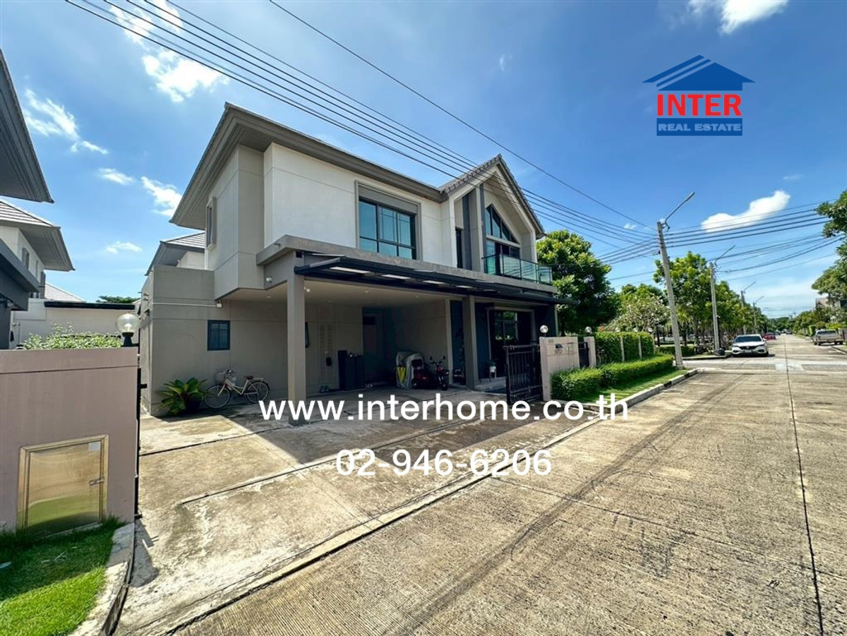 2-story detached house, 70 sq m, Bangkok Boulevard Village, Chaengwattana 2, Soi Thai Chamber of Commerce, Chaiyaphruek Road, Road 345, Ratchaphruek Road, Pak Kret, Nonthaburi. Loading...
