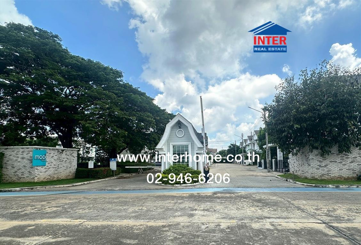 ขายปทุมธานี รังสิต ธรรมศาสตร์ : บ้านเเฝด 2 ชั้น 35.2 ตร.ว. หมู่บ้านโมดิวิลล่า รังสิต คลอง7 ถนนรังสิต-นครนายก ถนนทางหลวงแผ่นดินหมายเลข305 ธัญบุรี ปทุมธานี