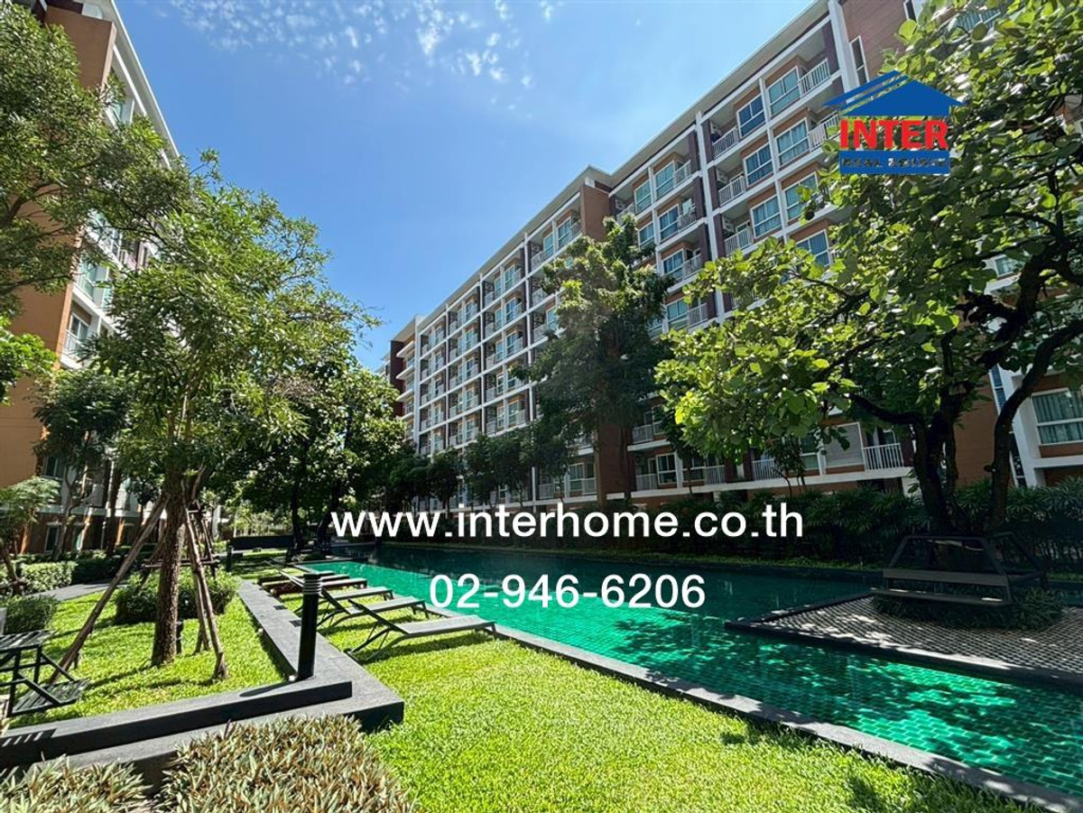 Condominium 33.04 sq m. V Condo Ekkamai-Ramintra Near the flea market along the expressway Praditmanutham Road, Ramindra Road, Bang Khen District, Bangkok Loading...