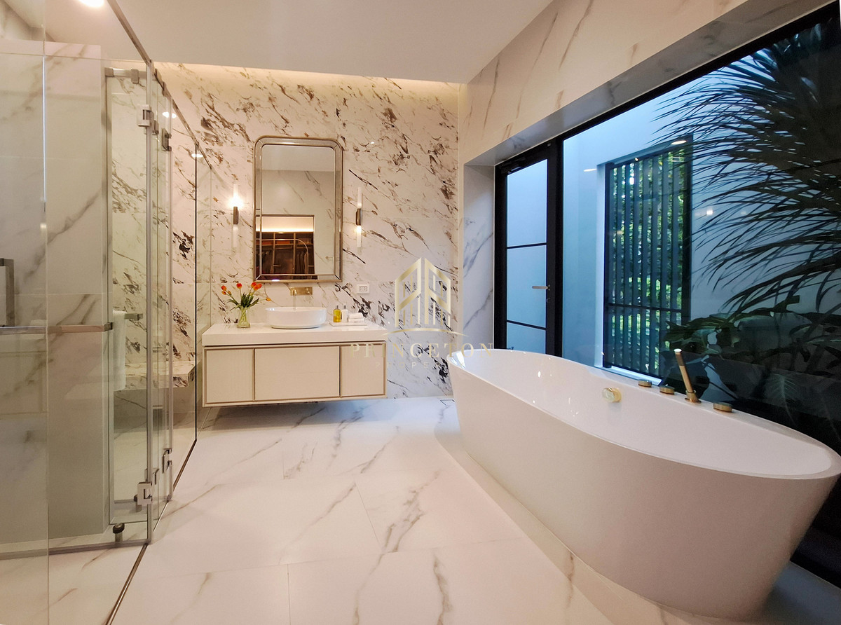 ขายบ้านบางนา แบริ่ง ลาซาล : ขายบ้านตัวอย่างหรู นันทวัน บางนา กม.15 📞092-4252445 Nantawan Bangna KM.15