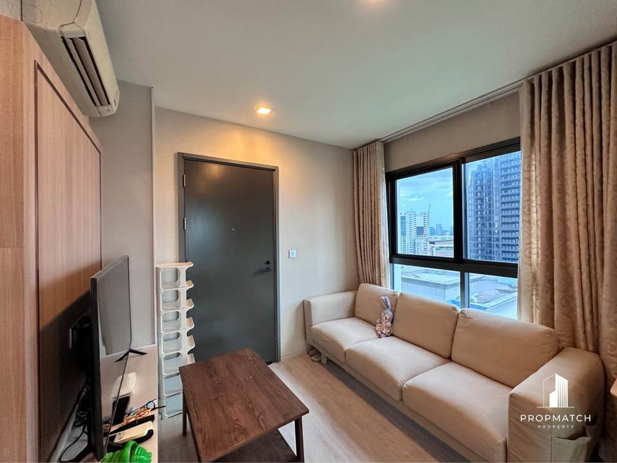 ให้เช่าคอนโดราชเทวี พญาไท : ✨Flash Deal ✨Rhythm Rangnam( 1Bed 1Bath 37SQM.) แต่งครบพร้อมอยู่ !! เพียง 25,000บาทต่อเดือน Tel.0981315848 @propmatch