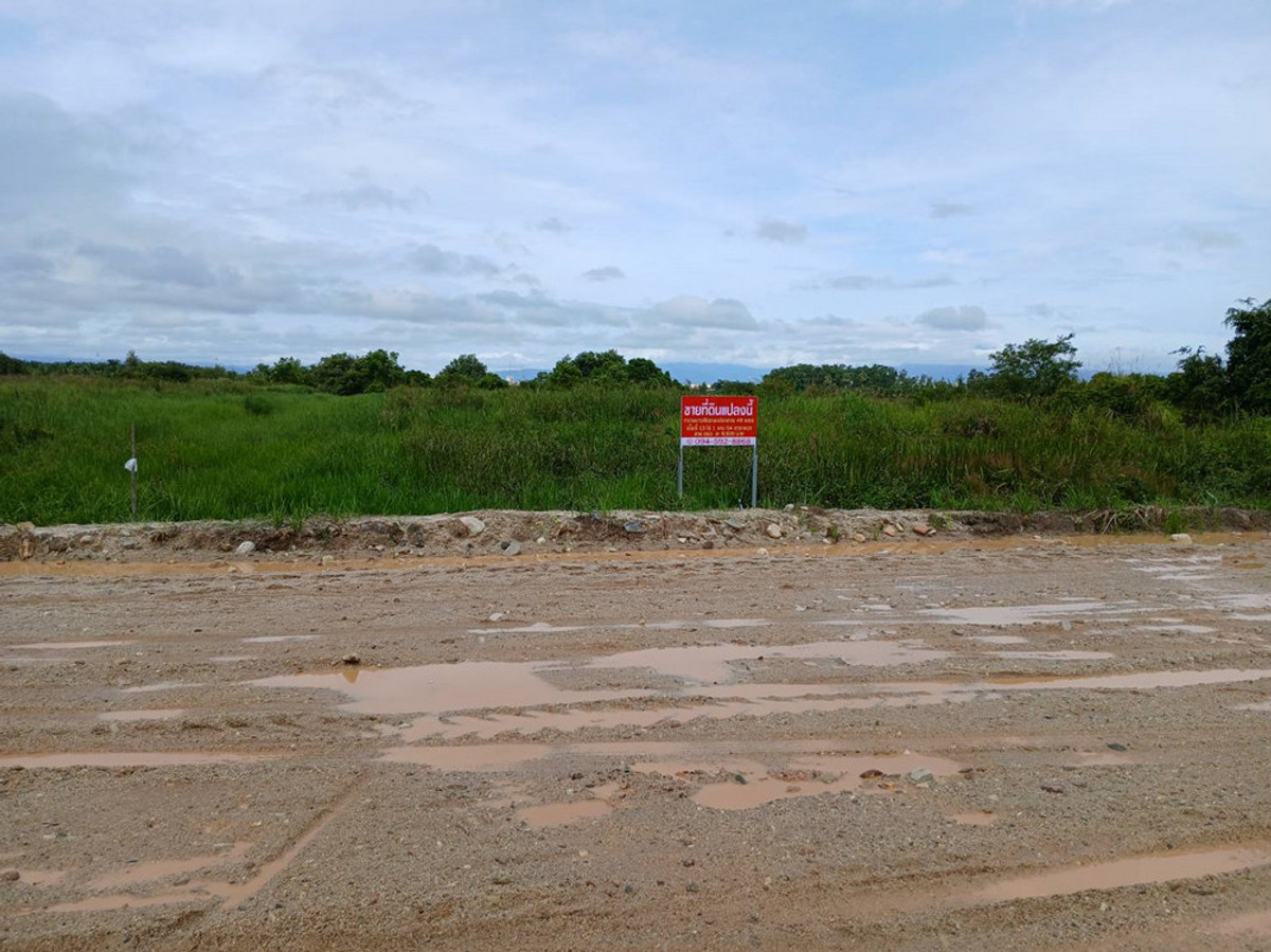 For SaleLandNakhon Si Thammarat : For inquiries, call: 094-592-8868 Land for sale along the ring road project around Nakhon Si Thammarat. Thai Watsadu-Thai Junction intersection, area 13-1-64.1 rai, near Central Nakhon Si Thammarat.
