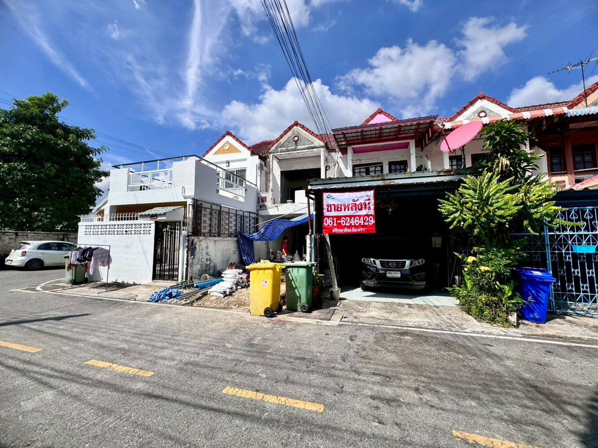 ขายทาวน์โฮมสมุทรปราการ สำโรง : ขายทาวเฮ้าส์ บ้านเฟื่องฟ้า 9 เฟส 2 ซอยมังกร เทพารักษ์ บ้านสวยราคาดี (N.1908)