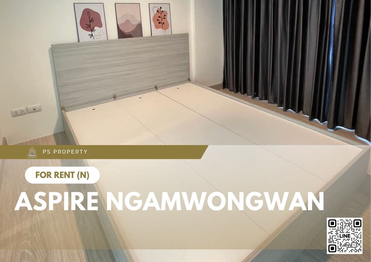 For RentCondoChaengwatana, Muangthong : For rent ✨ Aspire Ngamwongwan ✨ Fully furnished and equipped, near The Mall Ngamwongwan