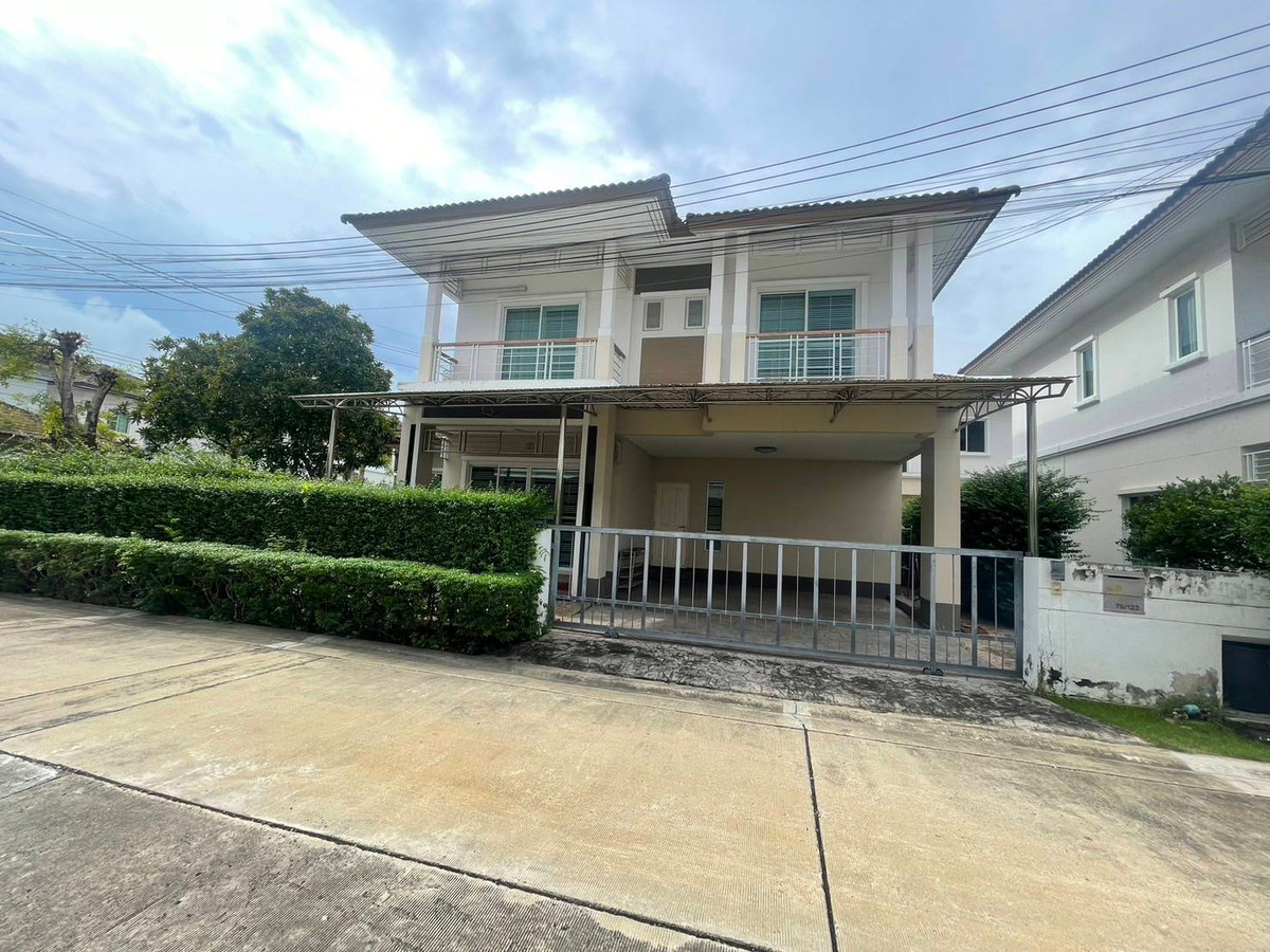 For SaleHouseNonthaburi, Bang Yai, Bangbuathong : urgent! 2-story detached house, corner house | Prime Place The Greenery Bang Yai | 3 bedrooms, 3 bathrooms | Parking for 2 cars.