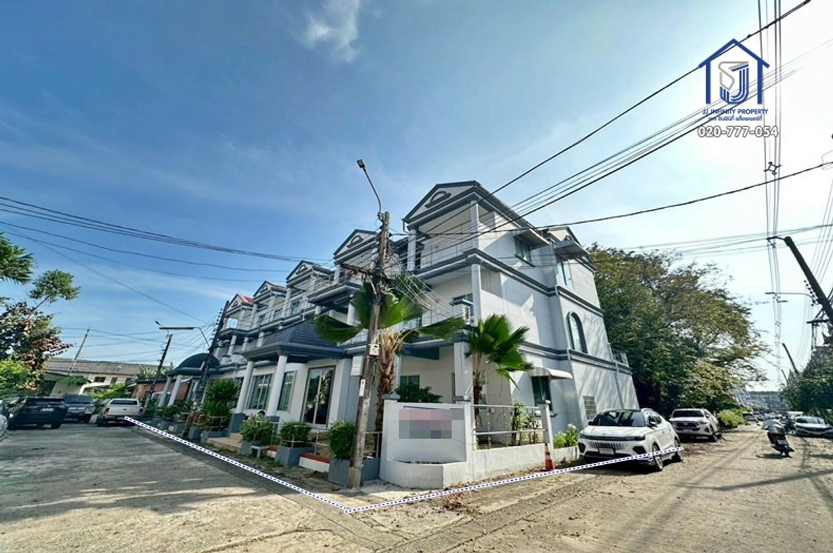 For SaleHome OfficeKaset Nawamin,Ladplakao : Home office for sale, 3 floors, 129.5 square meters, 5 units, Krung Thong Village, Project 5, Soi Nawamin 111, Intersection 1 (Kaset-Nawamin)