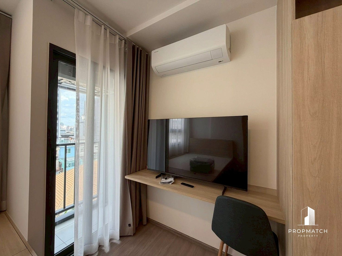 ให้เช่าคอนโดสะพานควาย จตุจักร : ✨Flash Deal ✨THE MUVE Pradipat( Studio Bed 1Bath 25SQM.) แต่งครบพร้อมอยู่ !! เพียง 15,000บาทต่อเดือน Tel.0981315848 @propmatch