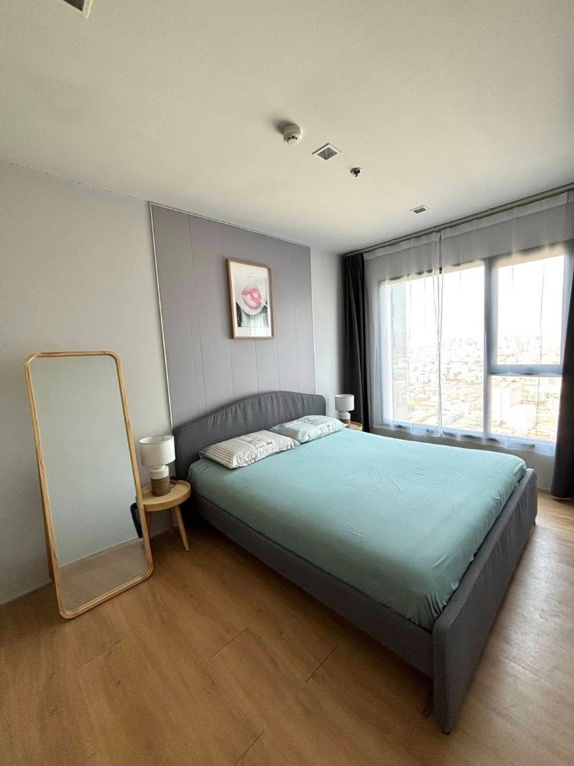 For RentCondoRama9, Petchburi, RCA : 🔥Urgent for rent🔥 Life Asoke-Rama 9, corner unit with city views, fully furnished, ready to move in, in the heart of Rama 9.