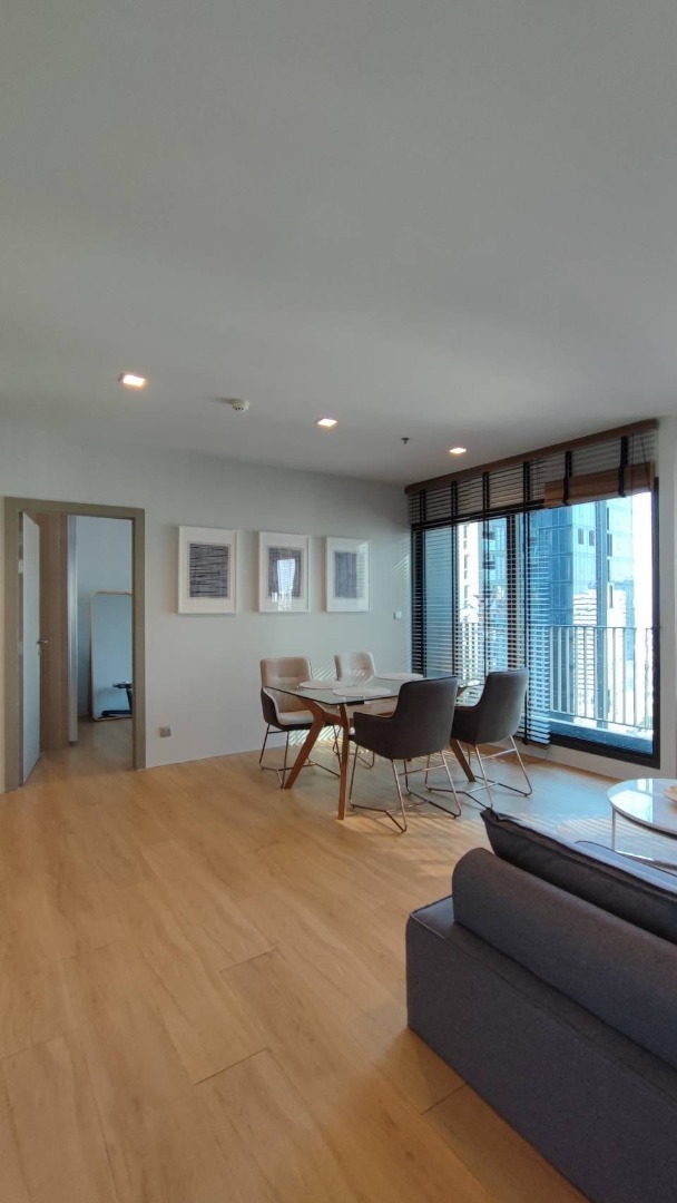 For RentCondoRama9, Petchburi, RCA : 🔥Urgent for rent🔥 Life Asoke-Rama 9, corner unit with city views, fully furnished, ready to move in, in the heart of Rama 9.