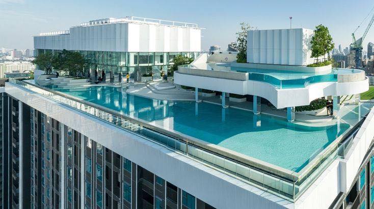 For RentCondoRama9, Petchburi, RCA : 🔥Urgent for rent🔥 Life Asoke-Rama 9, corner unit with city views, fully furnished, ready to move in, in the heart of Rama 9.