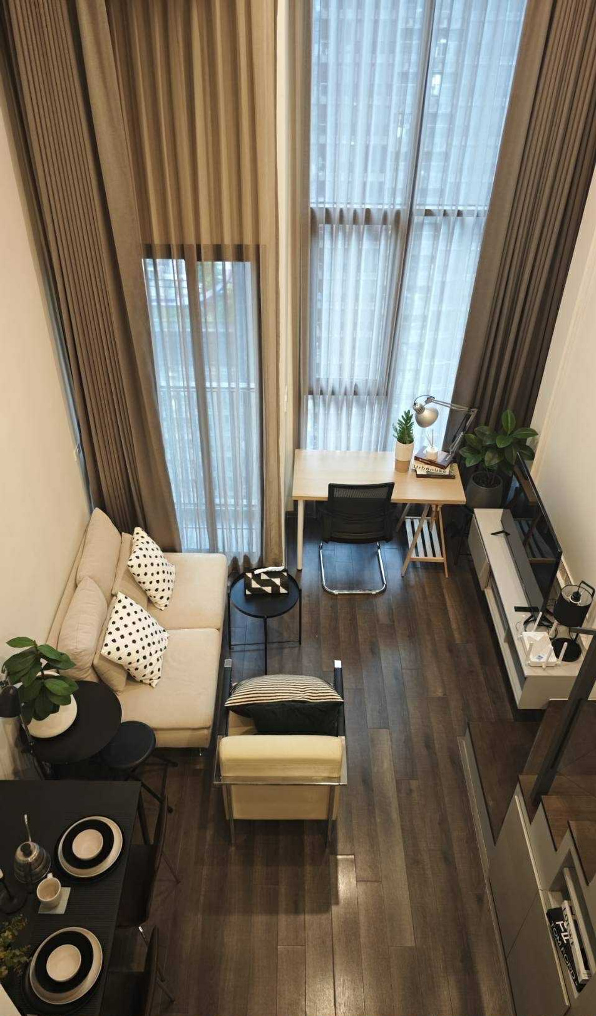 ให้เช่าคอนโดพระราม 9 เพชรบุรีตัดใหม่ RCA : KnightsBridge Space Rama 9 / Duplex 1 Bedroom (FOR RENT), ไนท์บริดจ์ สเปซ พระราม 9 / ดูแพล็กซ์ 1 ห้องนอน (เช่า) PRAEW001