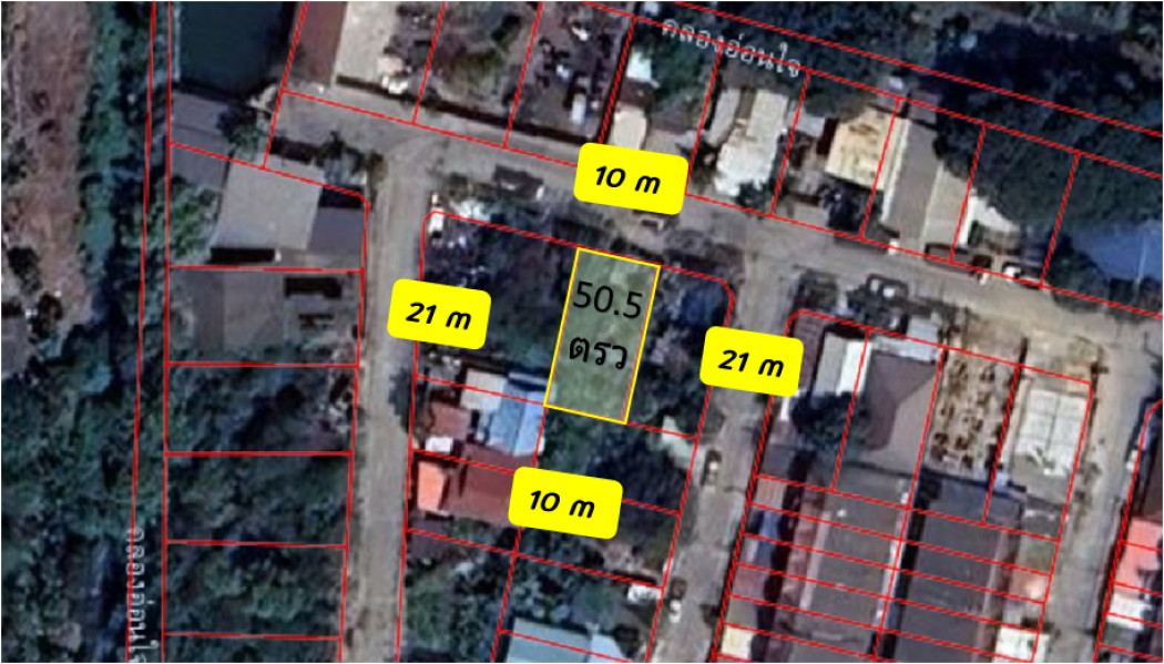 For SaleLandMahachai Samut Sakhon : Land for sale, Ban Phatthanachai, Khlong Maduea 6/4, 50.50 sq m, suitable for building a house.