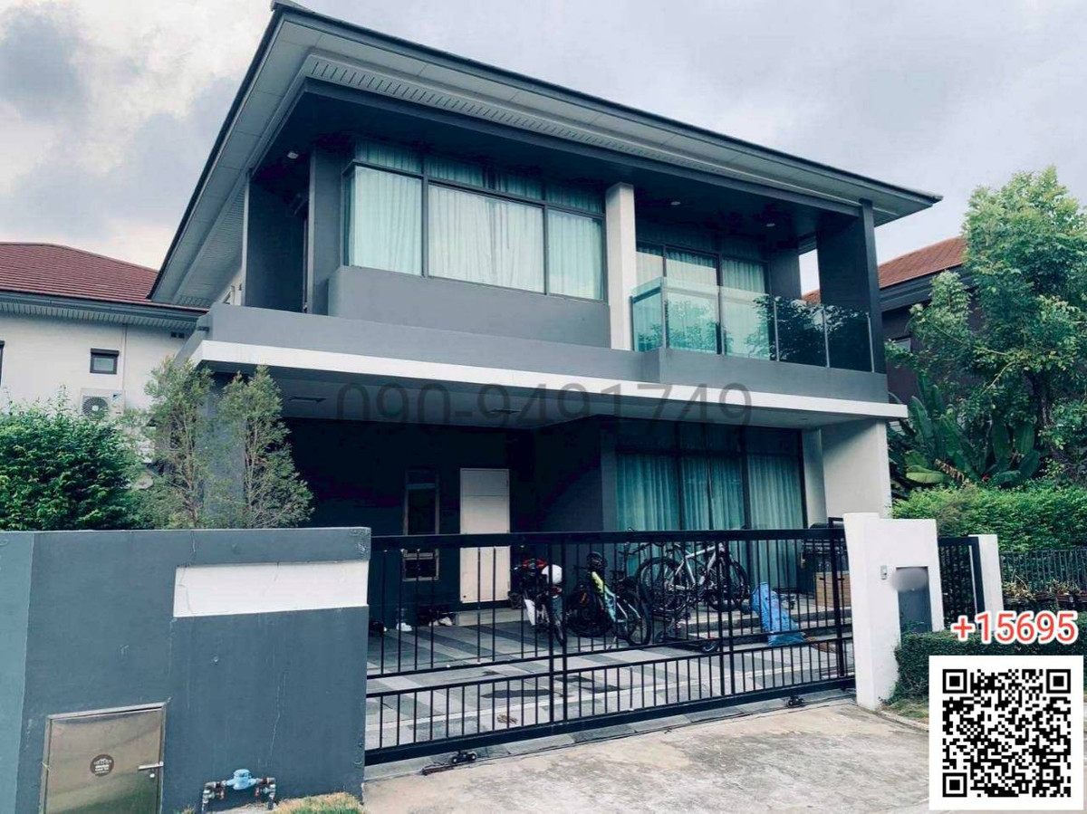 For RentHousePattanakan, Srinakarin : For rent, 2-story detached house, Setthasiri Krungthep Kreetha 1 project, near BTS Sri Kreetha.